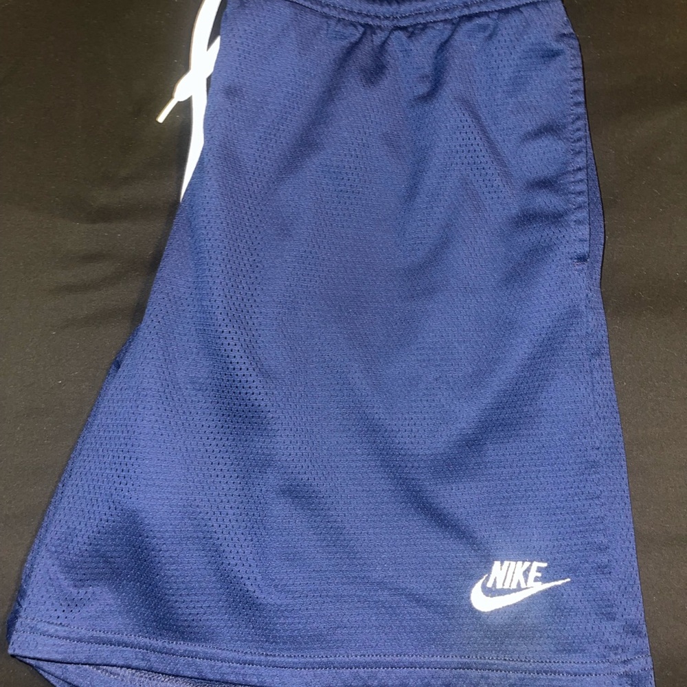 Nike Navy Blue Mesh Shorts